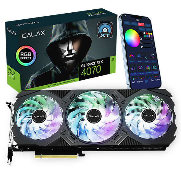GALAX GeForce RTX™ 4070 EX Gamer (1-Click OC)